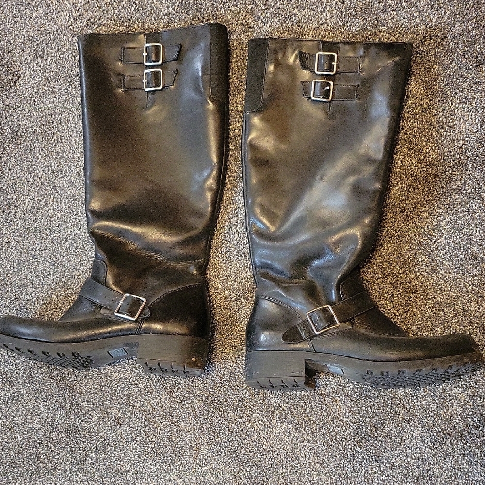 Softwalk Women's Black Knee High Boots